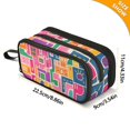 thumbnail image 4 of FORMRS Pencil Case with 3 Compartments Zipper Pouch, Elementary School Level and up, Art Map, 4 of 8