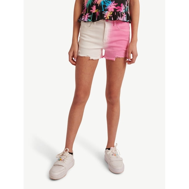 Justice Girls Mini Mom Jean Short, Sizes 6-18, Slim & Plus