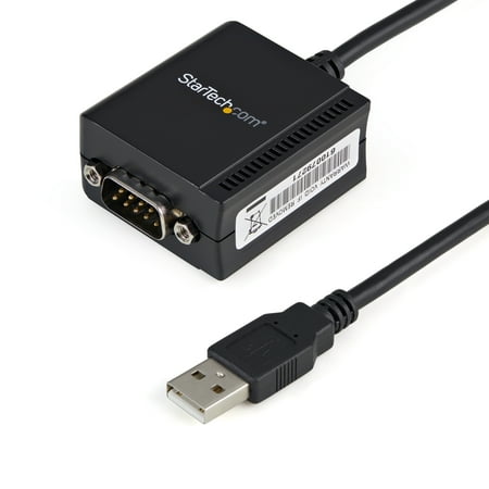 UPC: 0065030843485 | StarTech.com USB to Serial Adapter – 1 port – USB Powered – FTDI USB UART Chip – DB9 (9-pin) – USB to RS232 Adapter