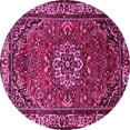 thumbnail image 1 of Ahgly Company Indoor Round Persian Pink Traditional Area Rugs, 6' Round, 1 of 4