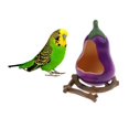 thumbnail image 1 of Comedero para loros Salvador 2 uds cuenco de comida para pájaros taza para beber de agua berenjena pimienta, 1 of 10