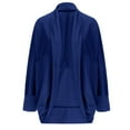 thumbnail image 4 of FAIWAD Womens Open Front Cardigan Long Sleeve Knit Plus Size Lightweight Sweater Coat, 4 of 4