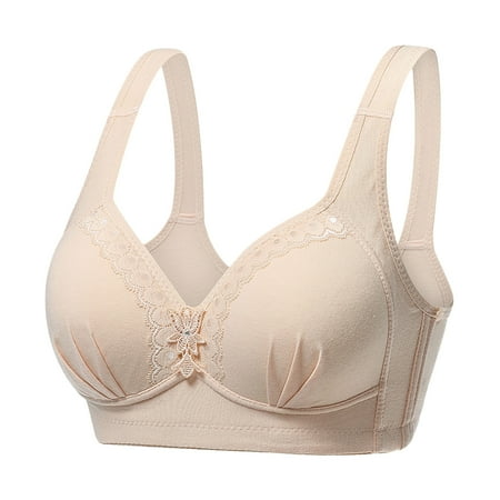 

asdoklhq Sports Bras for Women Women s Bra Wire Free Underwear OnePiece Bra Everyday Underwear Bras