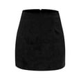 thumbnail image 4 of RUTAYY New Women A-Line Skirt Mini Skirt Casual High Waist Tight Skirt Slim Street Fashion Solid Color Casual Travel Skirts, 4 of 5