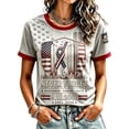 thumbnail image 5 of ZCNKMX Never Forget 911 2001-2026 Short Sleeve Tops for Women 9/11 25th Anniversary Shirt Patriotic American Flag Memorial Faith Tee Navy XL, 5 of 8