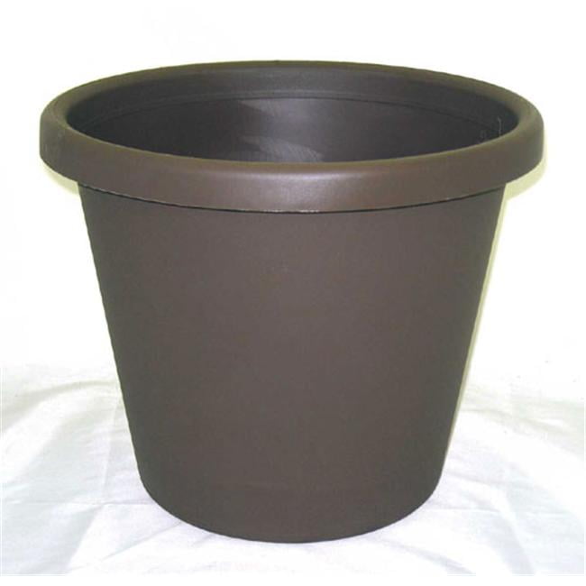 Akromils Classic Flower Pot Brown 12 Inch 12014CHOC