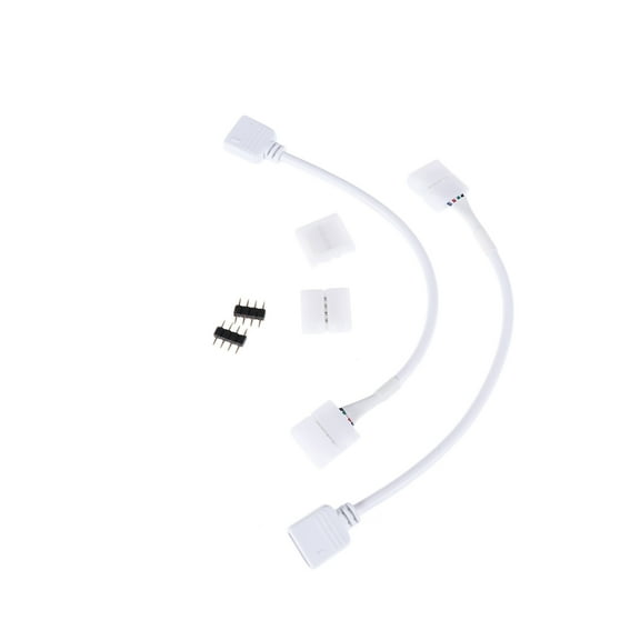 BEADCEST 1 Set Rgb Led Strip Connector Connect LED Free Design 17x0.6x0.4in