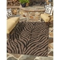 thumbnail image 3 of Unique Loom Outdoor Safari Collection Area Rug - Tsavo (5' 3" x 8' Rectangle Natural/Ivory), 3 of 11