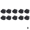 thumbnail image 1 of AMERTEER 10x Shoe Lace Shoelace Buckle Rope Clamp Cord Lock Top Clips Stopper Sports G8A2, 1 of 6
