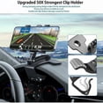 thumbnail image 4 of Support de Cellulaire pour Tableau de Bord, Support de Téléphone de Voiture Rotatif à 360 Degrés pour iPhone et Android, Support de Téléphone de Voiture Sécurisé pour une Grand Compatibilité (4.0-7.0 Pouces), 4 of 5