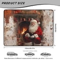 thumbnail image 7 of Garronmavis Rustic Fireplace Figure Car Trunk Mat Size 29" x 39" All Weather Auto Trunk Cargo Liner Holiday Protective Mat For Pet Owners, 7 of 7