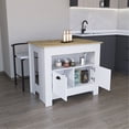 thumbnail image 3 of 27.5" Deep Kitchen Island | Utensil Storage in Kitchen | FSC and CPSIA Compliant, 3 of 4