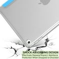 thumbnail image 3 of iPad PRO 12.9 Inch 1st [ Pro 12.9 1 Generation 2015 ] A1652 A1584 ML3Q2LL/A ML3N2LL/A ML3K2LL/A ML0H2LL/A ML0G2LL/A Trifold PC Lightweight Smart PU Leather Protective Hard Back Cover - Blue, 3 of 8