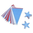 thumbnail image 3 of Pennant Banners Shiny Pennant Triangular Flag Star Flag Banners for Weddings Birthday Party Gender Reveal Decorations, 3 of 8