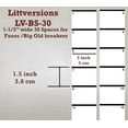 thumbnail image 3 of LV Breaker Side Fuse Box Circuit Breaker Panel Directory Labels/Decals/Stickers for All Electrical Panel/Load Centers (1.5" Breaker Side 30 Circuits 2 Pcs), 3 of 6