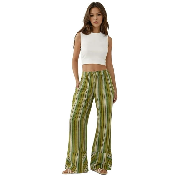 Wide Leg Printed Relax Pants