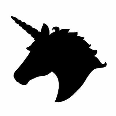 16x20 unicorn style 2 stencil made from 4 ply matboard