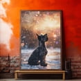 thumbnail image 4 of Miniature Schnauzer Dog Art Print Canvas, Dog Canvas Wall art Dog Decor, Puppy Pop Art Home Decor Artwork For Bedroom Living Room Bathroom Décor, 4 of 5