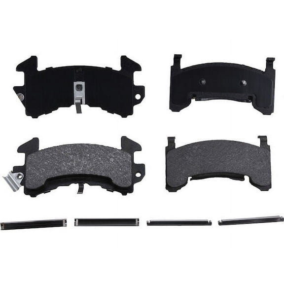 Front Brake Pad Set - Compatible with 1978 - 1987 Chevy El Camino 1979 1980 1981 1982 1983 1984 1985 1986