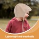 thumbnail image 2 of GOOHOCHY Sombrero de playa ajustable de verano para niños, sombrero transpirable de ala ancha para el sol para niños y niñas, gorra protectora solar para bebés y actividades al aire libre, talla S, 2 of 8