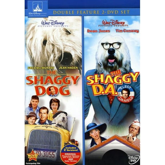 The Shaggy Dog / The Shaggy D.A. (DVD), Walt Disney Video, Comedy