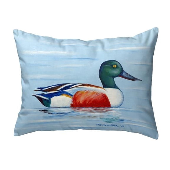 Betsy Drake KS465 11 x 14 in. Northern Shoveler Small No-Cord Pillow