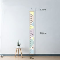 Niceauty Growth Chart Wall Decor 1Pack Bamboo Wood Ruler for Child Growth Tracking Home Decoration
