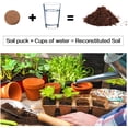 thumbnail image 2 of 30pcs 40mm Expanding Coir Fiber Potting Soil- Nursery Compressed Organic Plant Soil Easy-to-Store Coco Coir Pellet Fiber Soil Indoor Seed Starter Kit for Window Plant Herb Flower Microgreens Succulent, 2 of 6