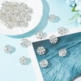 thumbnail image 4 of 30Pcs Rhinestone Buttons 20mm Clear Flower Crystal Button Embellishments Buttons Sew on Clothing Buttons for Women Crafts Wedding Party Bouquet Decorations Bags Shoes Supplies, 4 of 9