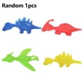 thumbnail image 4 of Fun Catapult Dinosaur Colorful Finger Launch Small TPR Dinosaur Decompression Dinosaur Toy, 4 of 8