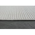 thumbnail image 3 of Beverly Rug Modern Geometric Luxury Micro Loop Indoor Area Rug 3303-White 6x9, 3 of 9