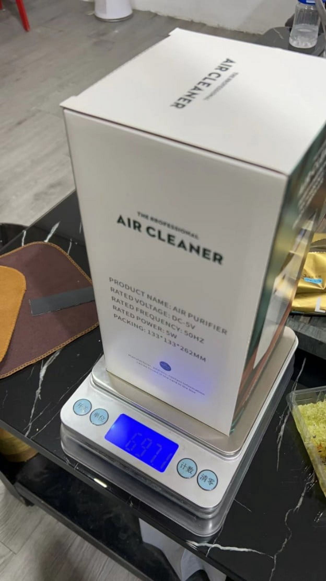 Portable Negative Ion Air Purifier With USB Power, Desktop Home Multifunctional Small Room Air Cleaner With H11 Nanocomposite Filter For Smoke Odor Dust Allergens Quiet Operation For Office Bedroom