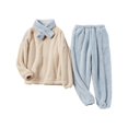 thumbnail image 2 of Yinanstore Set de 2 Pyjamas pour Femme, Bleu Moyen, 2 of 8