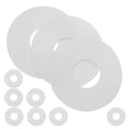 thumbnail image 1 of Mobutofu 10Pcs White Silicone Inflatable Boat Valve Pads Sealing Washers for Kayak and Dinghy Accessories, 1 of 8