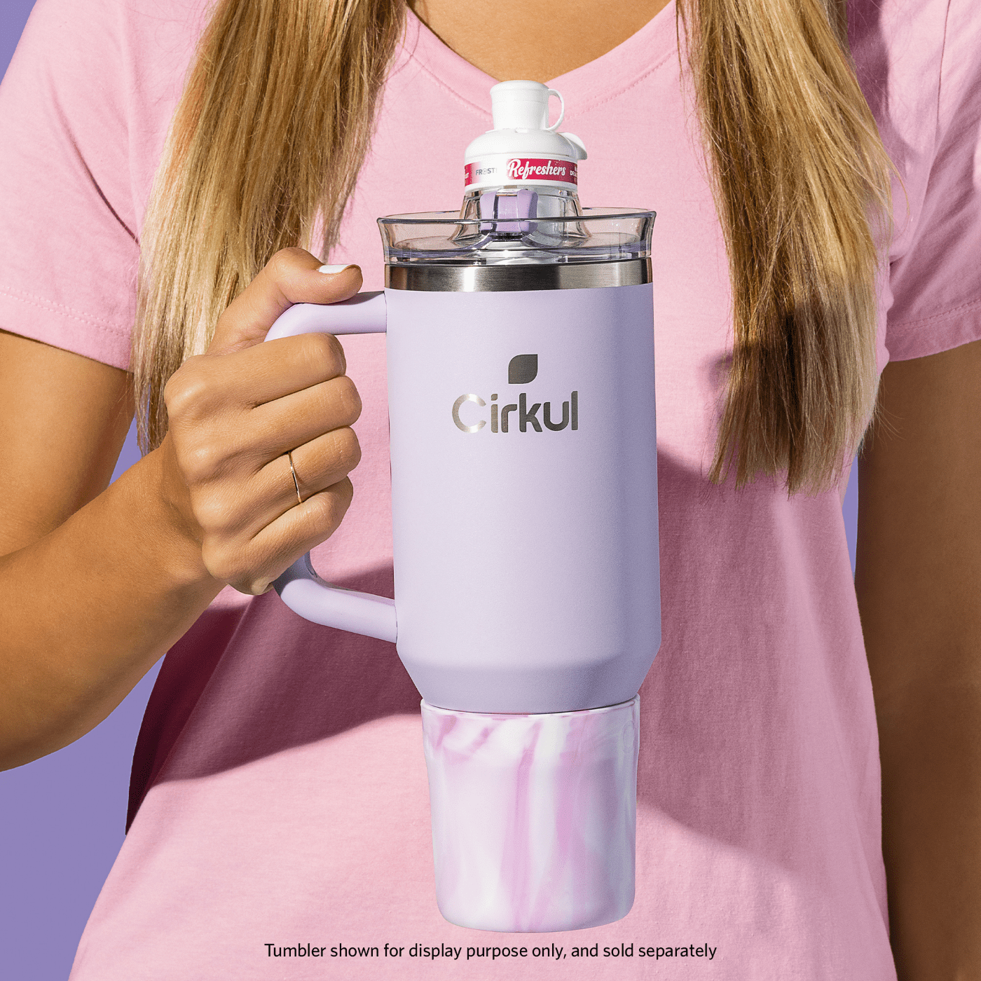 Cirkul All-Day StrawSip Lid & Bumper, Purple Swirl