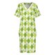 thumbnail image 3 of Vestido holgado con bolsillo para mujer traje de ceremonia con patrón de Golf 10 unidades, 3 of 6