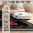 thumbnail image 6 of Design&I 6'x9' Ultra Soft Area Rug, Cd Vinyl Record Retro Disc Concentric Groove Border Soundwave Music Flowing None Fluffy Washable Non Shedding for Guest Room Bedroom Living Room, 6 of 7