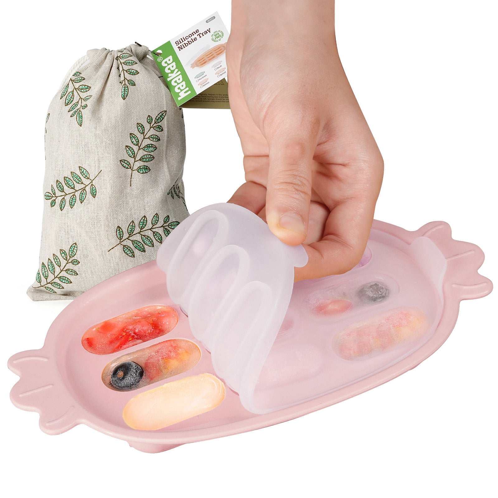 Haakaa Silicone Nibble Tray - Pea Green Merchandise