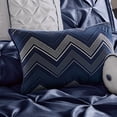 thumbnail image 4 of Madison Park Laurel Comforter Set, California King, Navy, 4 of 5