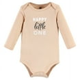 thumbnail image 5 of Hudson Baby Cotton Long-Sleeve Bodysuits, 3- Pack, Newborn- 24 Months, 5 of 5