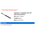 thumbnail image 2 of Trunk Strut - Compatible with 1997 - 2004 Porsche Boxster 1998 1999 2000 2001 2002 2003, 2 of 2