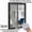 2pcs 1pc black mesh screen + 1pc self-adhesive tape, variant on Adhesive Large Size Mosquito Net Window Screen Kit,No-Drill Easy Installation,with Corner Mounting Tape Additions,130X150Cm Suitable for Most Home Use, for Bedroom Home,Insect-Proof And Ventilated
