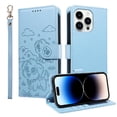 thumbnail image 1 of Funda Cartera GANGXUN con Diseño de Perrito en Relieve para iPhone 14 Pro , Protección 360° con Ranuras y Correa Desmontable, 1 of 6