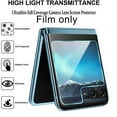 thumbnail image 2 of Clear Soft TPU Screen Protector & Camera Film for Motorola Razr 40 Ultra | Full Coverage Flexible Phone Guard with Anti-Scratch & Drop Protection, 2 of 8
