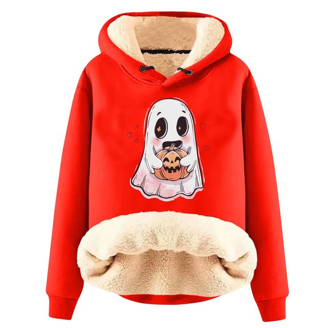Sudadera con capucha de manga larga para mujer, informal, con capucha, para exteriores y chaquetas, a la moda, con estampado de blusa, sudadera de manga larga, abrigo con capucha para mujer