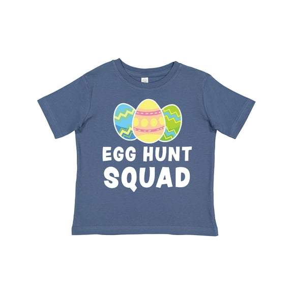 Inktastic Egg Hunt Squad with Easter Eggs Boys or Girls Toddler T-Shirt