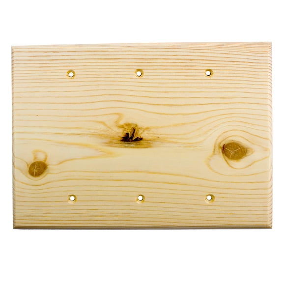 Switch Plate - Rustic - 3 Duplex - Juniper