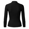 thumbnail image 5 of GILIGEGE Turtleneck Sweater Women Basic Sweater Crochet Knit Tops Elegant Soft Pullover Sweater Solid Color Womens Tops Thermal Shirts Under Layer Shirts Comfy Undershirts Spring Fashion One size, 5 of 5
