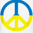 thumbnail image 3 of CafePress - Peace In Ukraine. Stand With Ukraine. Supp Pajamas - Women's Short Sleeve Print T-Shirt and Pants Light Cotton Pajama Set, 3 of 7