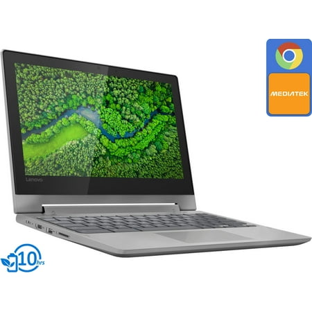 Lenovo Flex 3 Chromebook, 11.6" IPS HD Touch Display, MediaTek MT8173C 2.40GHz, 4GB RAM, 32GB eMMC, HDMI, Card Reader, Wi-Fi, Bluetooth, Chrome OS (82HG0000US)